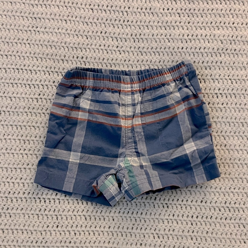 Plaid baby shorts by Carter’s
